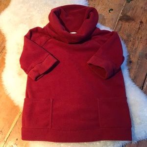 Old Navy Fleece Cowl Neck Tunic 3t
